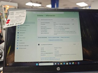 Ordenador portátil HP Plata y Negro
