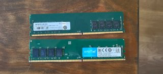 2x 8GB DDR4 RAM (16GB Total) Transcend Crucial