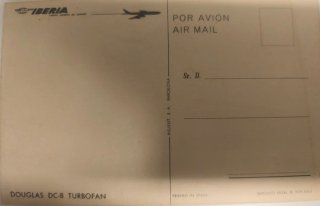 Lote 2 Postales Avión Iberia