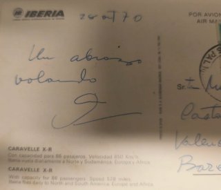 Lote 2 Postales Avión Iberia