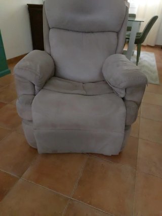 Sofá Relax Beige Tela