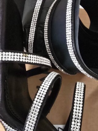 Sandalias Mango Talla 38 Brillantes