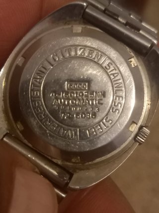 Reloj Citizen Automático Plata/Blanco