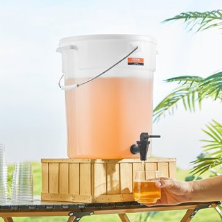 Dispensatore di Bevande, Dispensatori da 5 Galloni per Feste, Dispensatore di Plastica con Rubinetto e Coperchio, Dispensatore di Tè Ghiacciato, Limonata, Succo, Acqua, per Ristoranti, Hot...