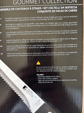 Set 12 coltelli per carne MasterPRO Gourmet