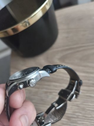 Reloj Jaguar Negro y Plateado