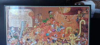 Puzzle Heye Spaghetti di Mamma in cornice