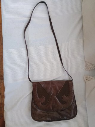 Bolso Balenciaga Vintage Marrón Años 70