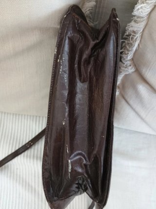 Bolso Balenciaga Vintage Marrón Años 70