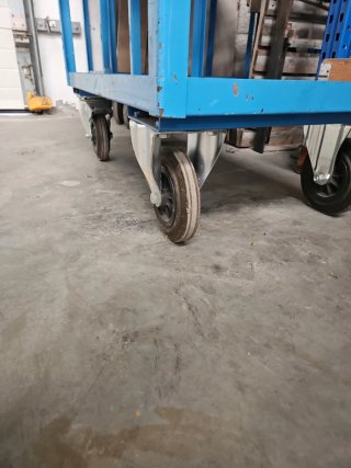 Carro industrial 4 ruedas