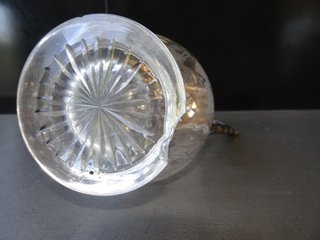 Jarra Claret Jug Victoriana Cristal Grabado