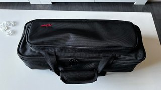 Pedalera Hotone Ampero con pedaltrain y bolsa