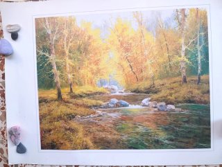 Láminas de paisajes, 2 unidades