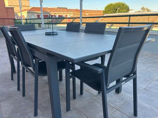 Conjunto mesa y sillas exterior