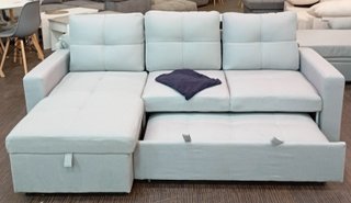 Sofá Cama, PAU Tela, Gris, Cómodo. ¡EN OFERTA!