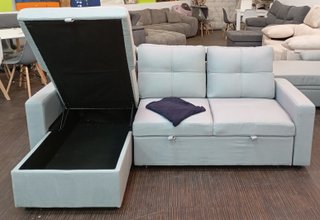 Sofá Cama, PAU Tela, Gris, Cómodo. ¡EN OFERTA!