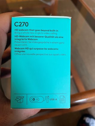 Webcam Logitech C270 HD Nero