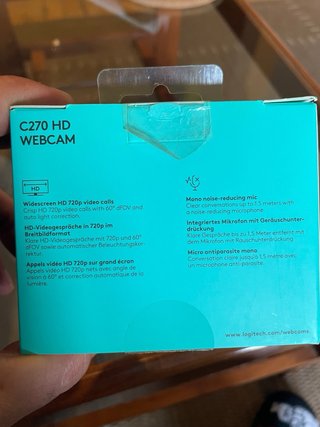 Webcam Logitech C270 HD Nero