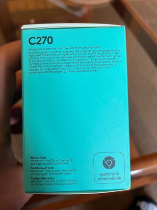 Webcam Logitech C270 HD Nero