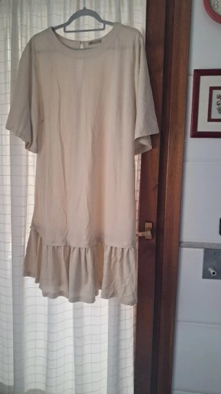 Vestido de verano SM beige talla única