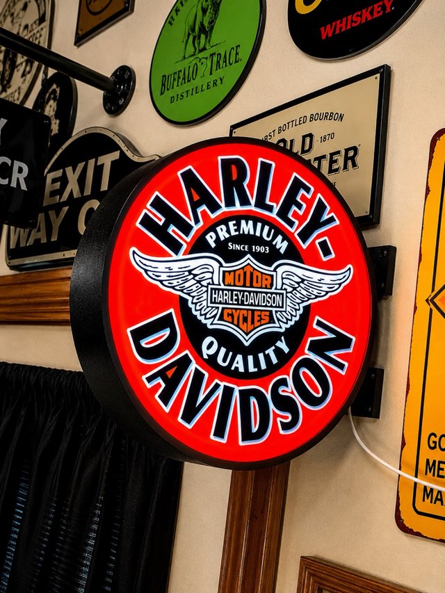 Cartel luminoso HARLEY-DAVIDSON