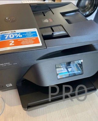 Stampante multifunzione HP OfficeJet Pro 6950 a getto d'inchiostro, stampa, scansione, copia e fax, Wi-Fi, app HP Smart