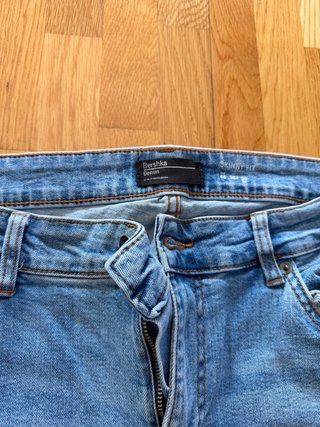 Pantalón Vaquero Bershka Azul