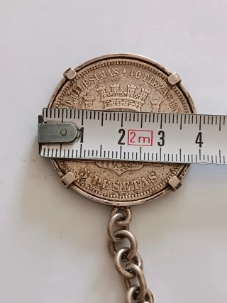 Moneda Antigua Plata 1870 España