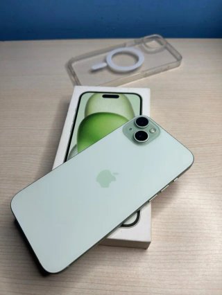 Iphone 15 Plus 256GB Menta 100% batería como nuevo