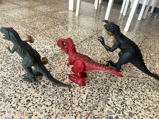 Lote 3 Dinosaurios Juguete