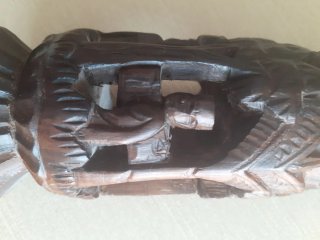 Scultura etnica africana in legno