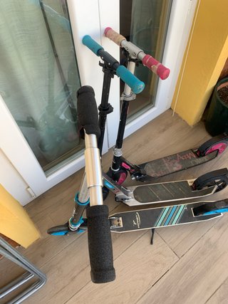 Patinetes infantiles x3 Skates de dos ruedas x2