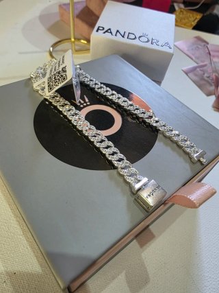 Pulsera eslabones cubanos Pandora 16cm