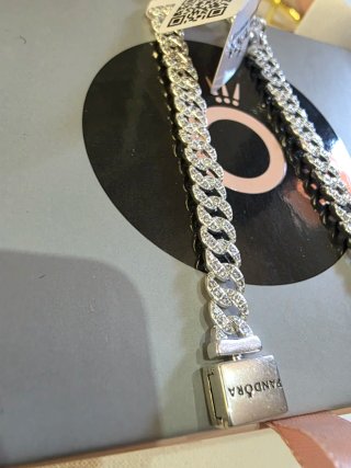 Pulsera eslabones cubanos Pandora 16cm