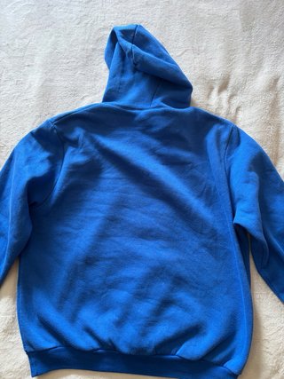 Sudadera Adidas Azul con Logo Trefoil Talla L
