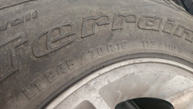 2 Llantas 17 Jeep Grand Cherokee (4 unidades)