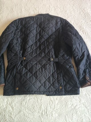 Parka caballero azul oscuro