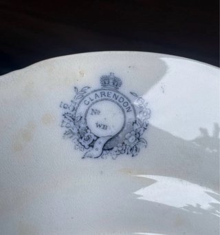 Resto VAJILLA INGLESA MUY ANTIGUA
