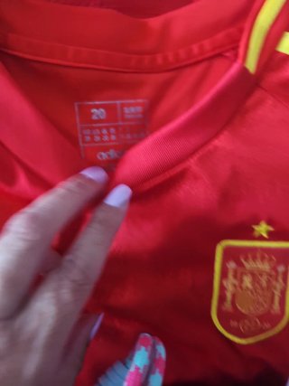 Equipación España Fútbol Niños 25 las dos