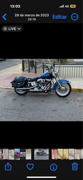 Harley Davidson Softail heritage