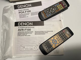 Equipo Audio Denon AVR + DRR + POA + DVD-F100