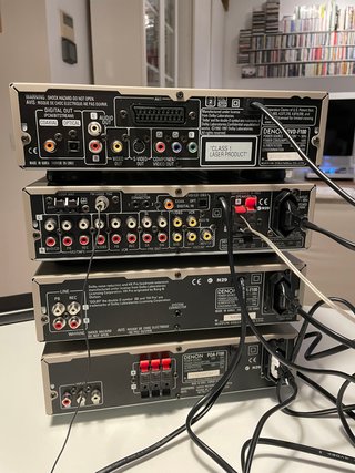 Equipo Audio Denon AVR + DRR + POA + DVD-F100