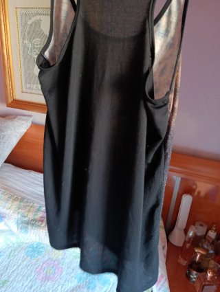 Camiseta Stradivarius Estampado Leopardo Brillos