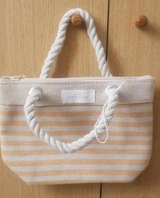 Borsa Bottega Positano a righe