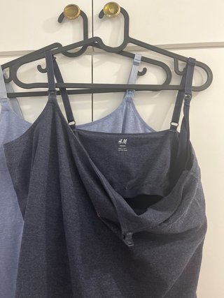 Lote 2 Camisetas Lactancia H&M Talla L