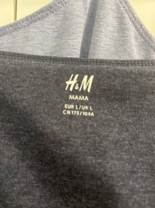 Lote 2 Camisetas Lactancia H&M Talla L