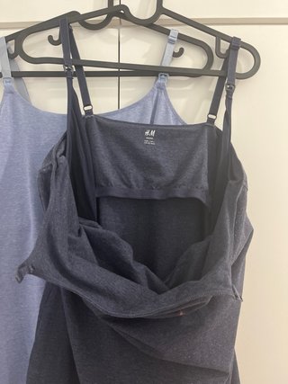 Lote 2 Camisetas Lactancia H&M Talla L