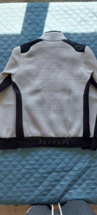 Giacca Puma Ferrari Uomo Bianca Nera