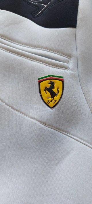 Giacca Puma Ferrari Uomo Bianca Nera