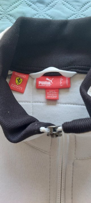 Giacca Puma Ferrari Uomo Bianca Nera